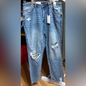 🩵 Judy Blue Rigid Magic High Rise Distressed Straight Jeans | Size 15/32 | NWT 🩵